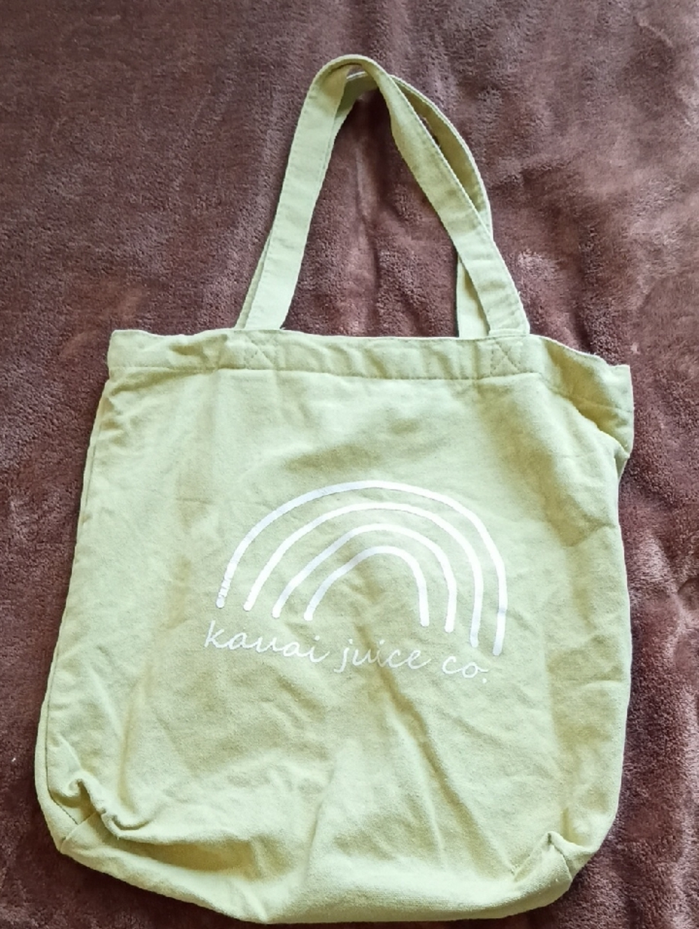 Olive Green Canvas Tote Bag